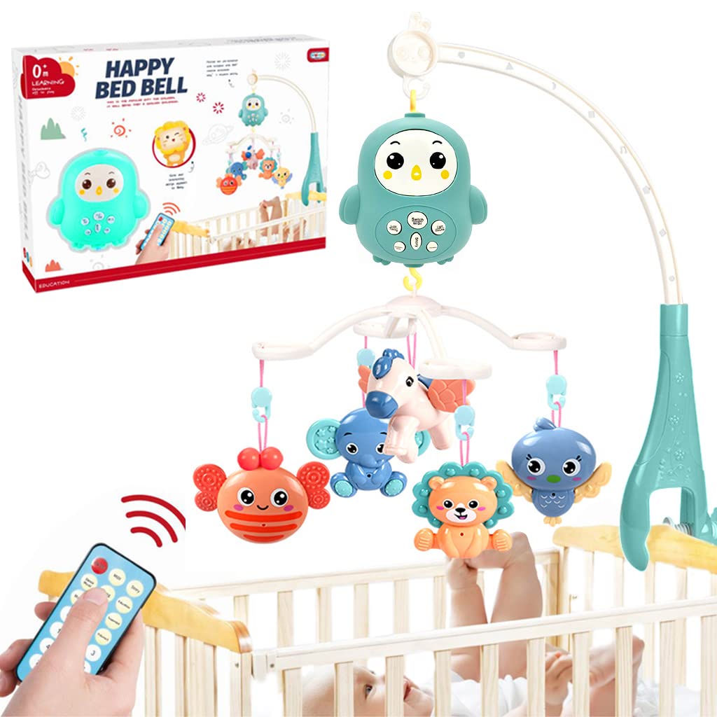 PATPAT Hanging Toys for Babies 0-6 Months Cot Mobile Musical Toys New Born Baby Toys Electric Rotation Crib Hanging Toy with Lullabies, Timing, Night Light Crib Mobile for Boys Girls 3-6 Months-Green PATPAT Hanging Toys for Babies 0-6 Months Cot Mobile Musical Toys New Born Baby Toys Electric Rotation Crib Hanging Toy with Lullabies, Timing, Night Light Crib Mobile for Boys Girls 3-6 Months-Green